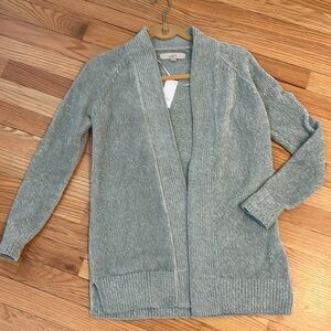 Sea green Chenille Loft Cardigan XXS NWT